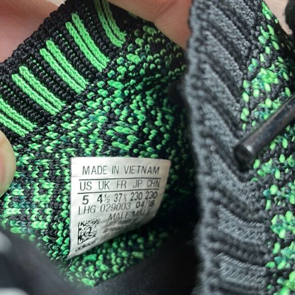 Adidas NMD R1 Primeknit Mens Size 5/Women’s Sz 6 Stealth Pack Noble Green Shoes - Picture 6 of 14